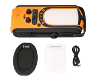 ExtraLink SR-6000 SOLARNE Z KORBKĄ DYNAMO POWERBANK 6000MAH Z LATARKĄ - 1570092 - zdjęcie 8